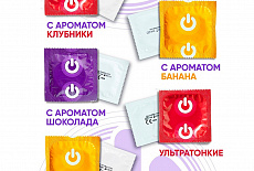 Презервативы "ON)" Mix - 5 разных видов в одной упаковке!
