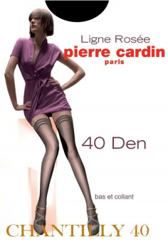 Чулки «Французский шик» Pierre Cardin (Paris) Chantilly 40 den, 2