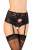 Эротические трусики-пояс, c высокой посадкой Erolanta Lingerie Collection, черные, M-L