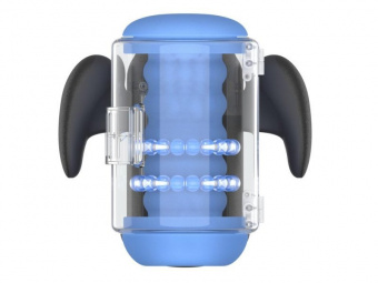 Инновационный робот-мастурбатор Amovibe Black Knight Massaging Beads с массажем бусинами