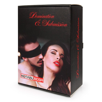 Роскошная секси-маска для BDSM игр, цвет чёрный