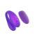 Парный вибромассажер Amovibe Twin+ Purple с пультом д/у и управлением через приложение