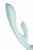 Нереалистичный вибратор Satisfyer Triple Oh, силикон, голубой, 24 см (без розничной коробки)