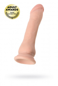 Реалистичный фаллоимитатор Toyfa Realstick Elite Dildo, tpr, телесный, 21 см