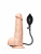 Фаллоимитатор надувной с грушей LoveToy, L 16,5/13 см, Ø 4,2/4 см