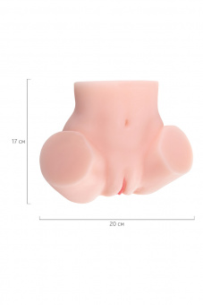 Мастурбатор реалистичный Toyfa Juicy Pussy Adele, tpe, телесный
