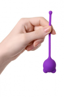 Вагинальный шарик A-Toys By Toyfa, силикон, фиолетовый, Ø 2,7 см.