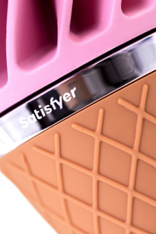 Вибромассажер Satisfyer Layons Sweet Treat, силикон, розовый, 10,4 см.