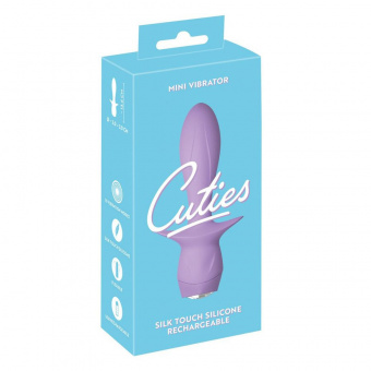 Анальный стимулятор Cuties, перезаряжаемый, фиолетoвый