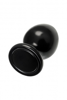 Анальная втулка Toyfa Popo Pleasure Cetus α, pvc, черная, 11,5 см, Ø 6,2 см