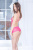 Боди с вырезом Erolanta Lingerie Collection, розовое, S-L