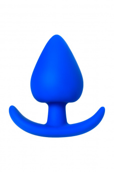 Анальная пробка A-Toys By Toyfa Nosh, силикон, синяя, 8,3 см. Ø 4,1 см.
