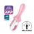 Анальный вибратор Satisfyer Air Pump Booty 5 Connect App, розовый, 18 см