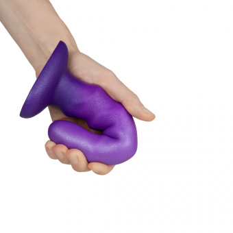 Нереалистичный дилдо Lola Games Flow Unicorn Purple