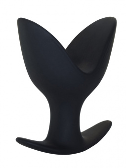 Силиконовый анальный эспандер Lola Games Black Edition Medium Petals Anal Extender, 10 см, Ø8 см