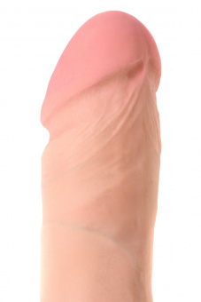 Ротатор Toyfa Realstick Elite, реалистичный, на присоске, softskin, телесный, 7 режимов ротации, 17 см.