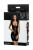 Платье Glossy из материала Wetlook с заклепками, черный, L
