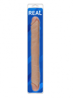 Двусторонний фаллоимитатор Real, 33 см, Ø 3,5 см