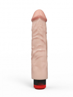 Вибратор реалистик LoveToy Human Form, киберкожа, L 21 см, Ø 4,5 см