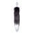Анальная пробка с хвостом Diamond Starlit Black, 8,1 см, Ø 3,4 см