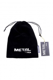 Зажимы для сосков с кольцом для пениса Metal by Toyfa, серебряные, 60 см